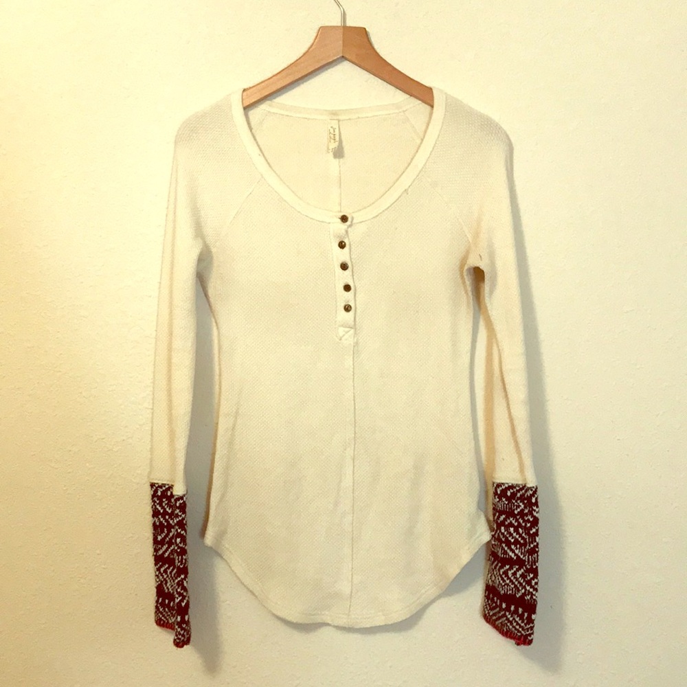 Free People Long Sleeve shirt